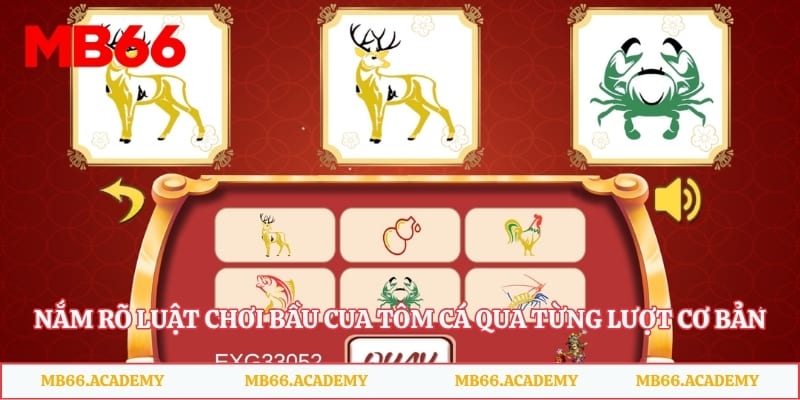 Nắm rõ luật chơi bầu cua tôm cá qua từng lượt cơ bản