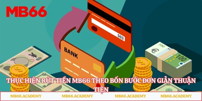 Thực hiện rút tiền MB66 theo bốn bước đơn giản thuận tiện