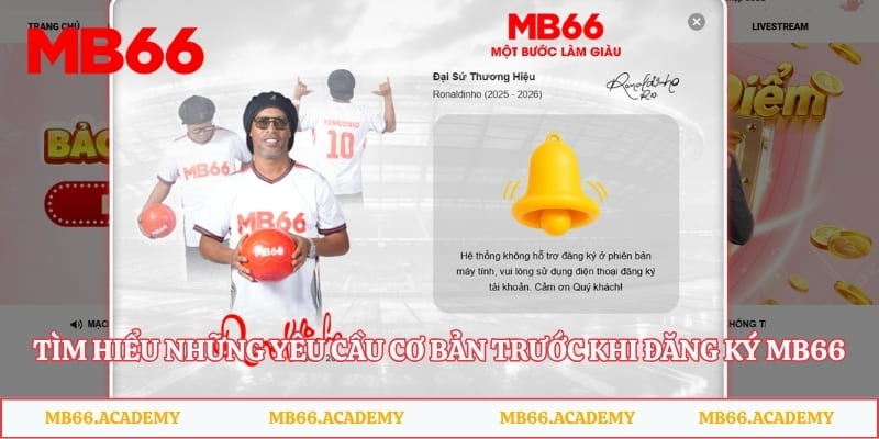 Tìm hiểu những yêu cầu cơ bản trước khi đăng ký MB66